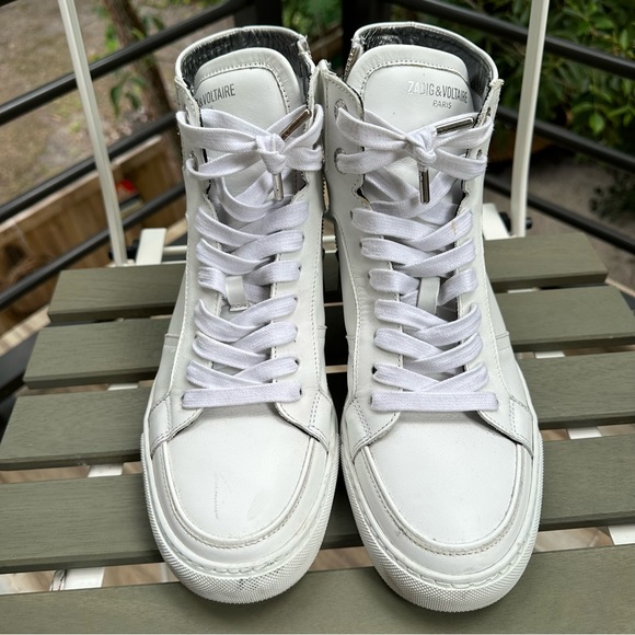 Zadig & Voltaire High top sneakers size 10 - Picture 6 of 7